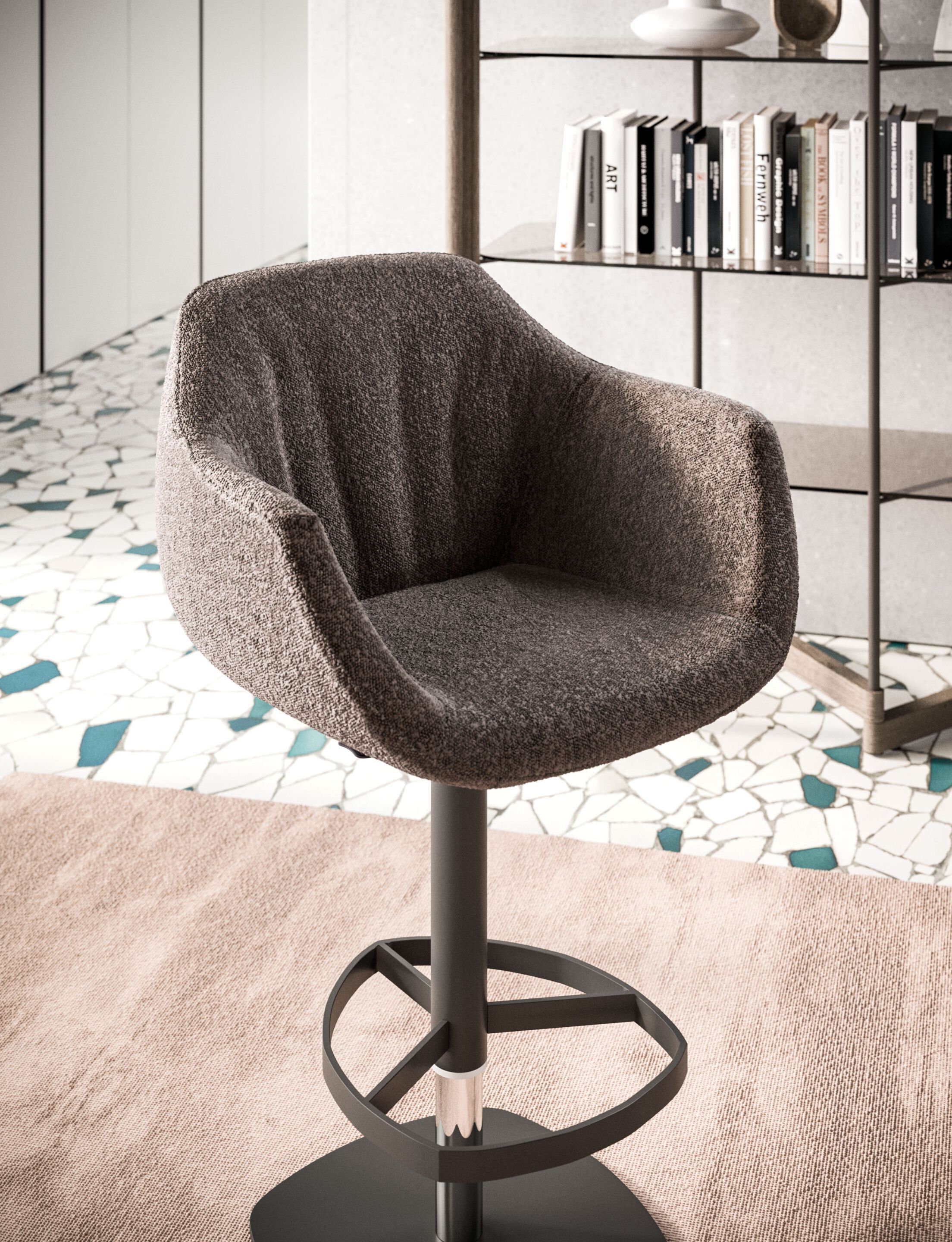 Кожаный мягкий стул Ozzio Italia PIQUET ARCH-00108416 - Вид №2