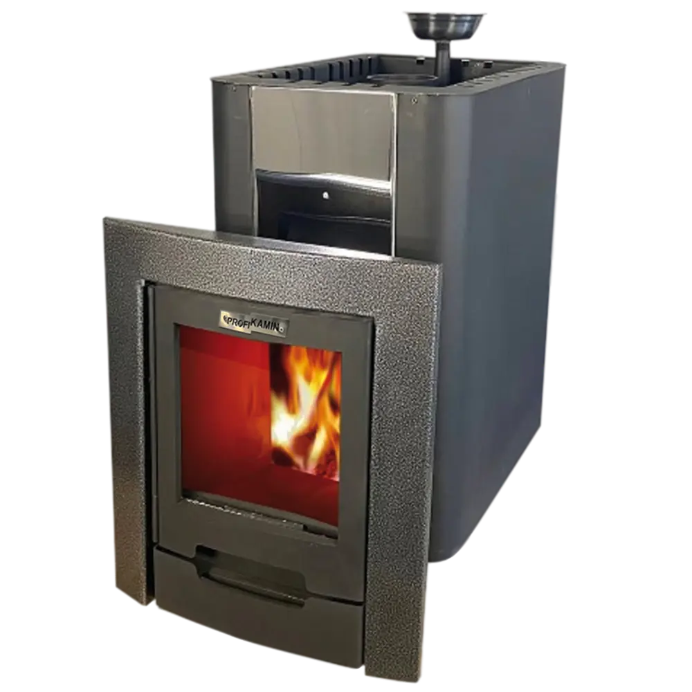 Печь для бани ПрофиКамин Таруса со стеклом и закрытой каменкой 1 кВт PROFIKAMIN STLM-2097242