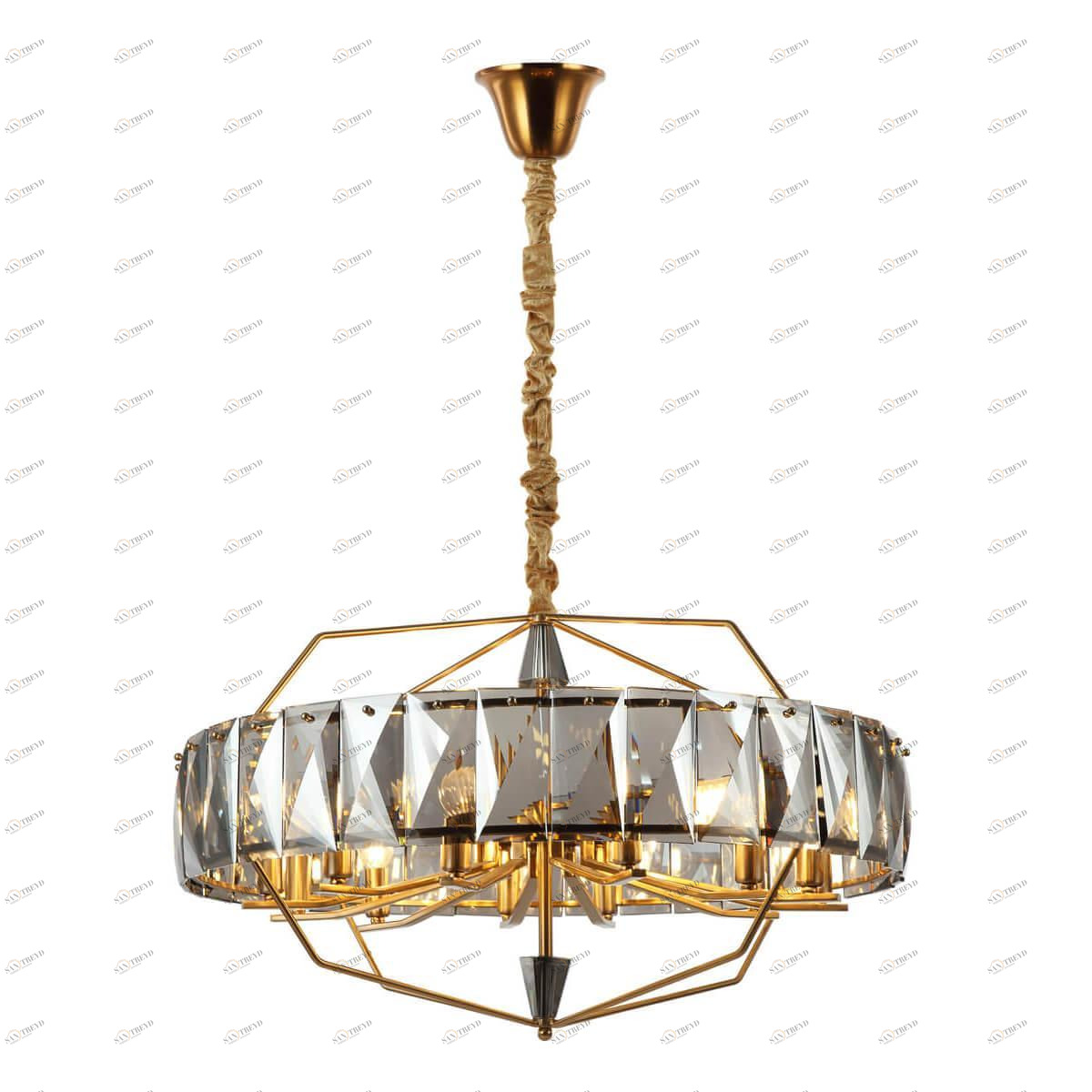 Подвесная люстра Stilfort Avenue 2090/05/12C STILFORT ДИЗАЙНЕРСКИЕ, AVENUE 00-3888484 Бронза;прозрачный 