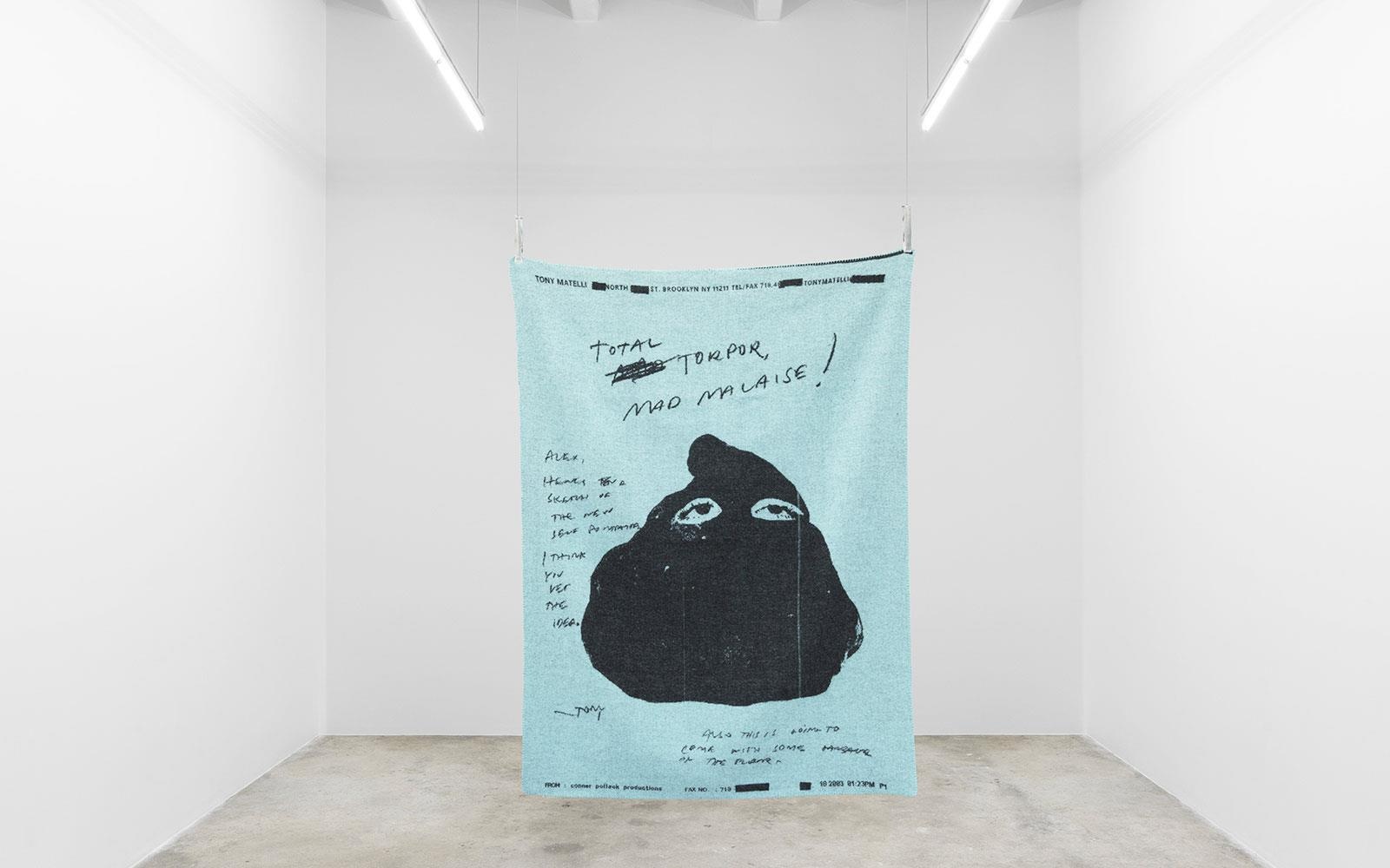 602348 Мателли Бросок Одеяло Бирюзовый Normann Copenhagen  - Вид №1