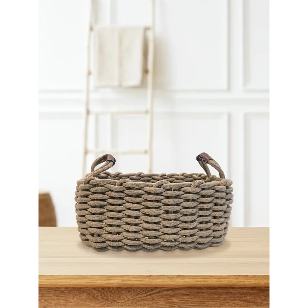 Корзина для хранения Zenfort Вологда 16л текстиль коричневый Этна STLM-2103382 - Вид №2