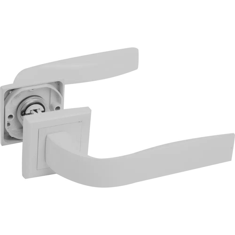 Ручка дверная на розетке Z 202 WP, цвет белый 82105545 STLM-2077543 PALLADIUM  - Вид №1