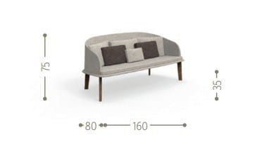 2-местный диван Talenti CleoSoft-wood ARCH-00097159 - Вид №2