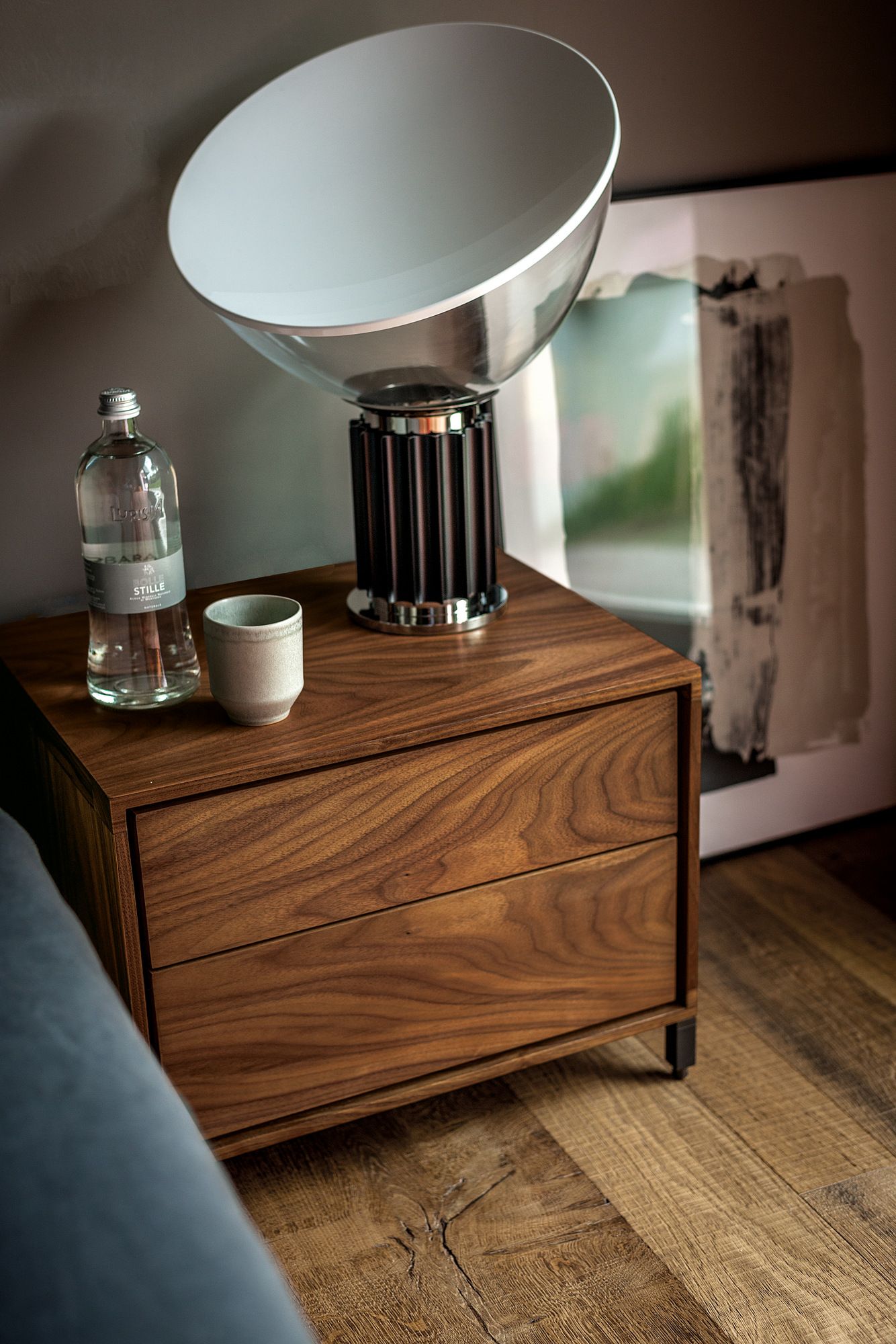 Тумбочка из планки и массива дерева с 2 ящиками Riva 1920 Rialto ARCH-00045874 - Вид №2