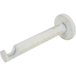 Держатель однорядный с пластиковыми вставками Orbis, металл, цвет античный белый, 2 см