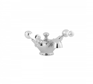 Gentry Home Смеситель для раковины мостик на 2 отверстия 200мм Berkeley Хром GH101720