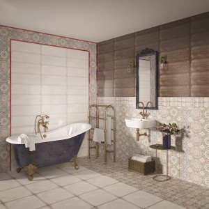 91108818 Керамогранит 1700415 42х42см 1.58 м² цвет бежевый Majolica STLM-0488644 CERSANIT