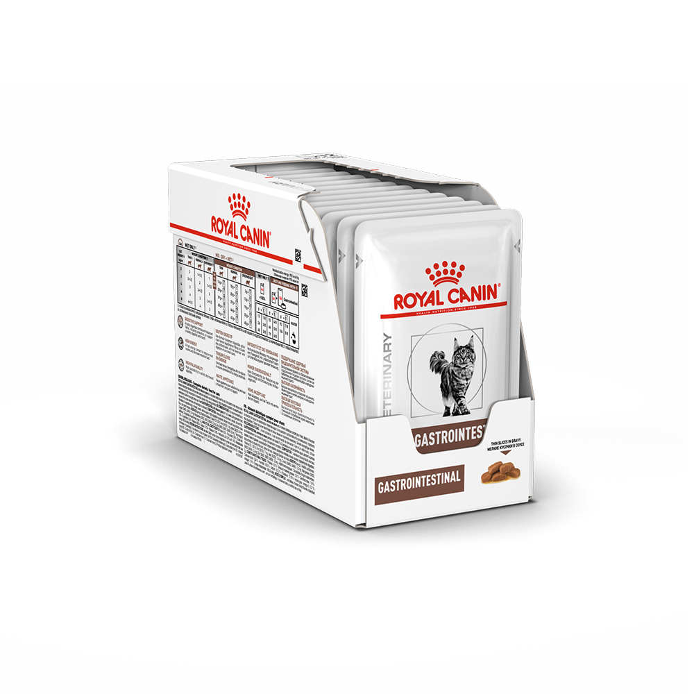 Т0044167 Корм для кошек Vet Diet Gastro Intestinal при нарушении пищеварения, пауч 85г ROYAL CANIN  - Вид №8