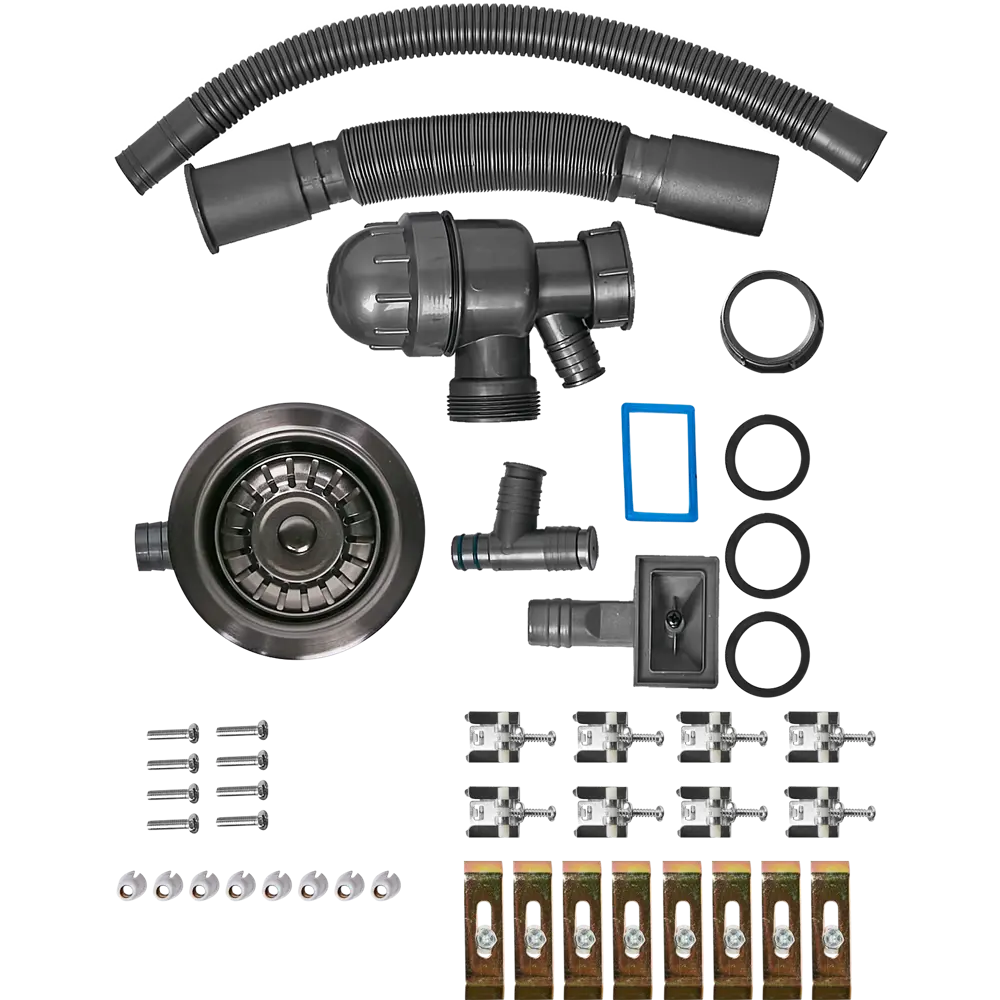 Кухонная мойка DELINIA М11B черная врезная 20×40 см 89337713 M11B STLM-1464016 - Вид №4
