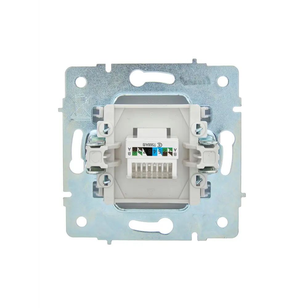 Розетка компьютерная встраиваемая Lezard Asti без заземления cat 5е цвет белый STLM-2168392 - Вид №2