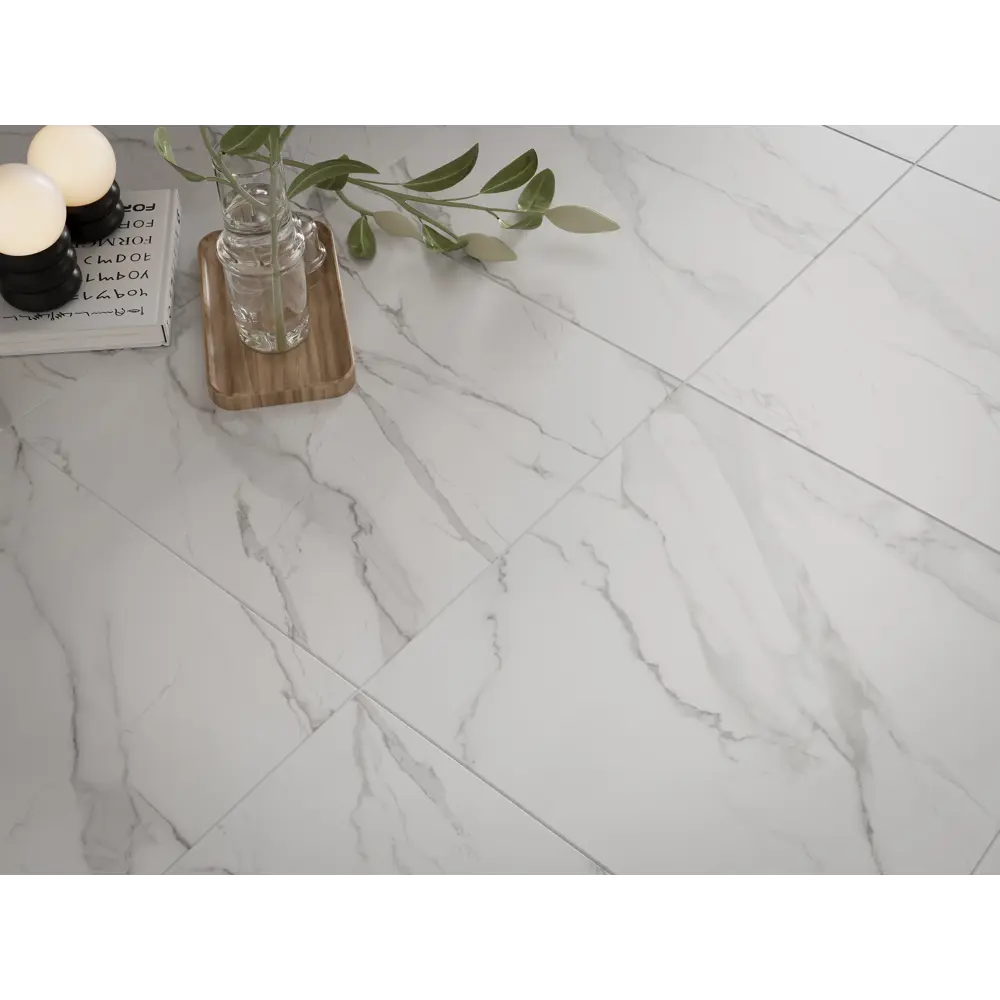 Керамогранит Gracia Ceramica Marbella 59.4×59.4 см белый матовый 89419148 STLM-1569089 - Вид №5