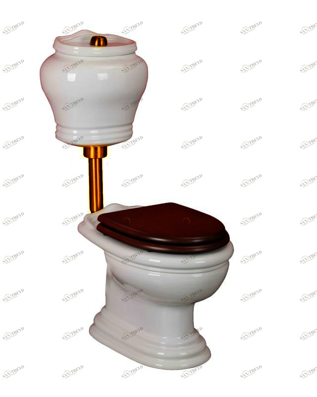 ML.MLD-25.712.D3.BR/ML.MLD-25.738.D3.BR Компакт унитаз с бачком Хромированный Migliore  Италия 