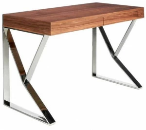 Angel Cerdá Письменный стол из нержавеющей стали и дерева с ящиками Nature life 3015