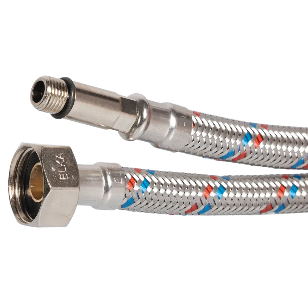 Гибкая подводка для смесителя Elka 1/2" 150 см наружная-внутренняя резьба STLM-2210178 - Вид №2