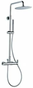 newform Настенная душевая стойка с ручным душем с верхним душем Colonne doccia 67054