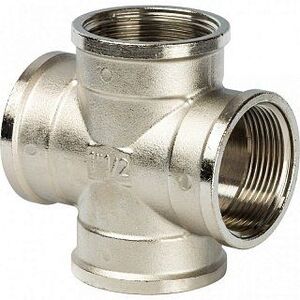 Крестовина ВР 1 1/2" никель STOUT