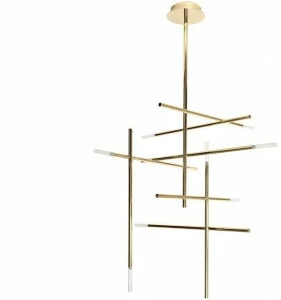 VeniceM Люстра из никеля с диммером Kitami