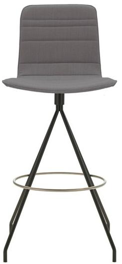 Viccarbe Тканевый поворотный табурет со спинкой Klip sun-id-1420815 - Вид №4