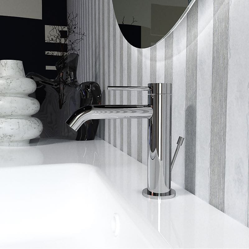 Смеситель для раковины с одной ручкой из хромированной латуни Ercos Viktor ARCH-00077767 - Вид №1