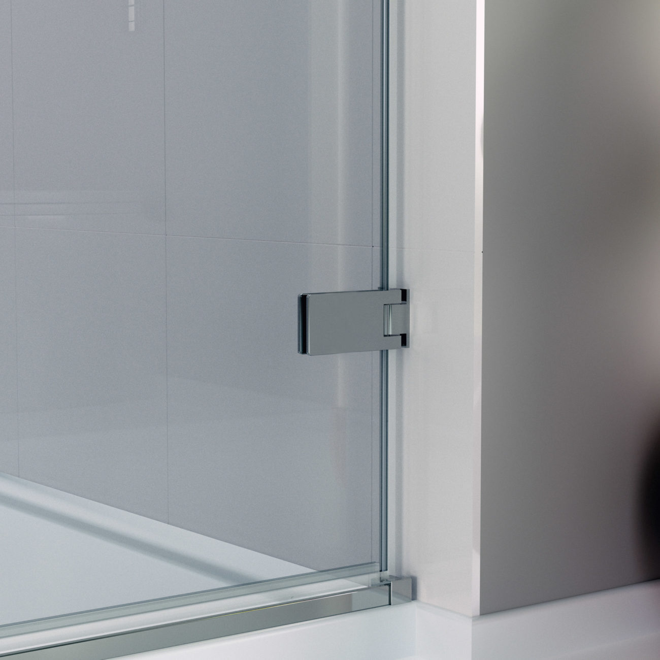 Дверь в нишу GHF1375H L или R Merlyn Arysto Хромированный  - Вид №2