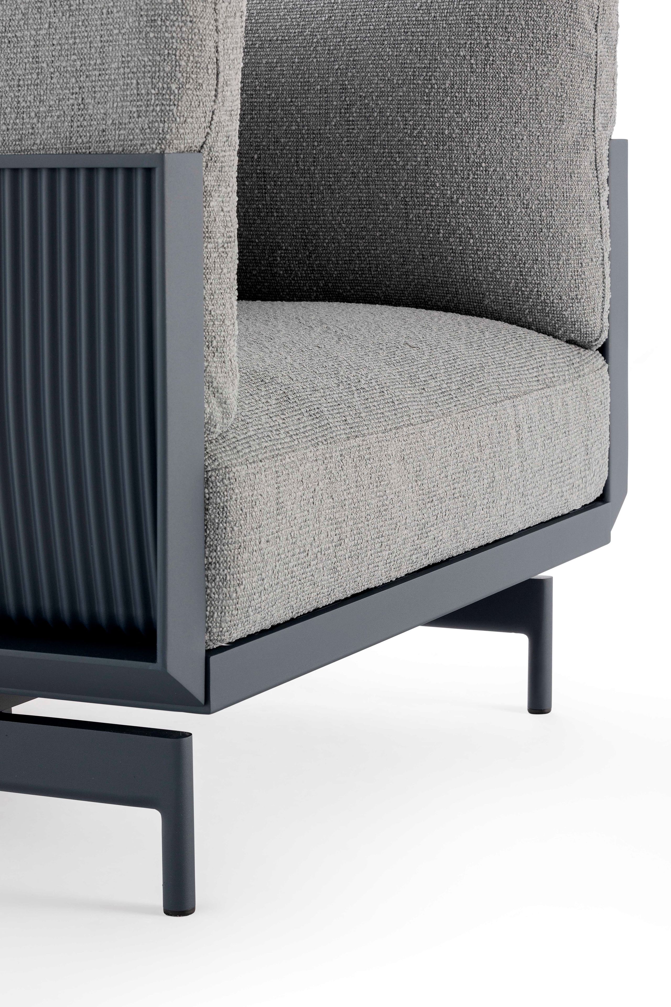 Садовый стул из ткани и алюминия с термокрытием GANDIABLASCO Onde ARCH-00136154 - Вид №11