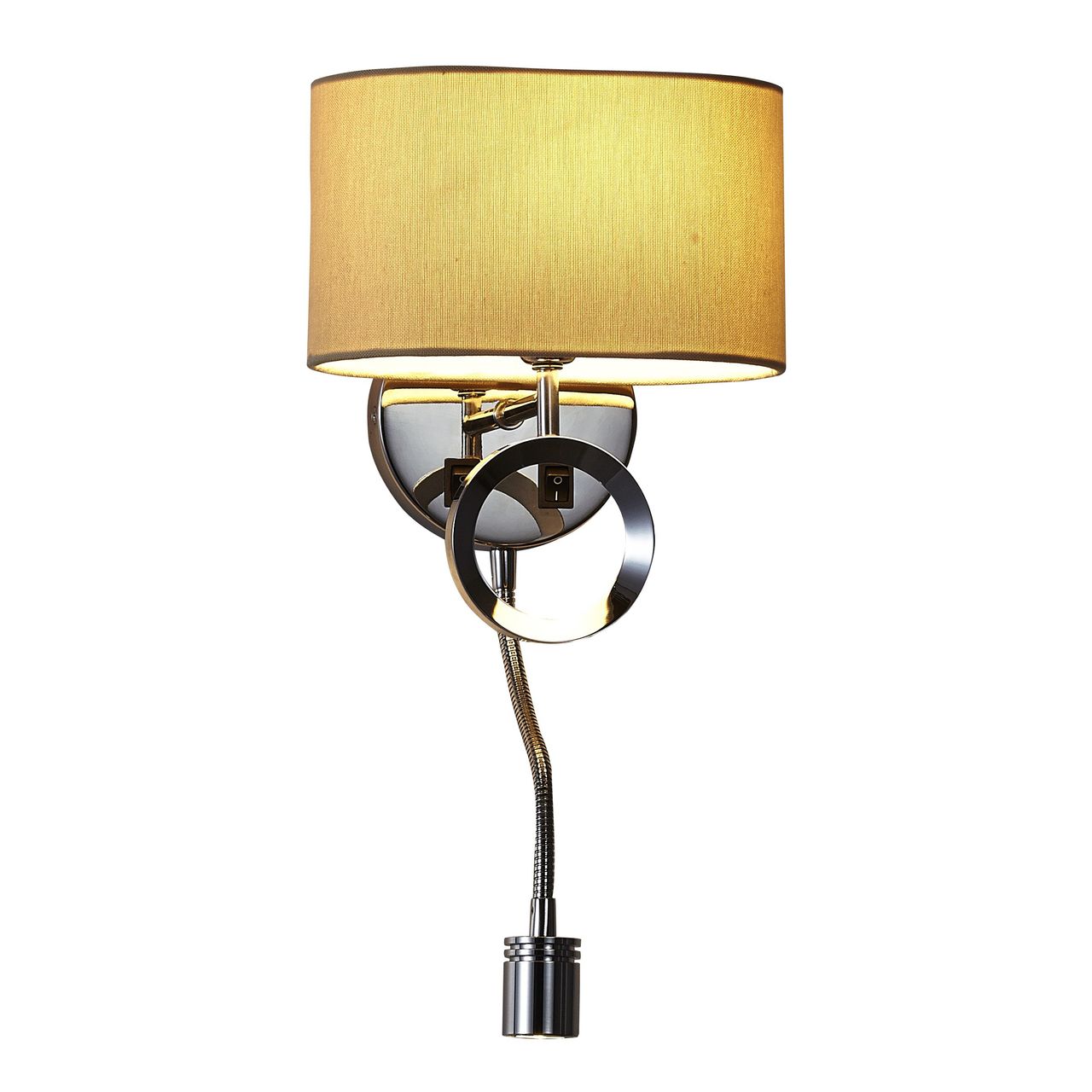 Бра Divinare 4069/02 AP-2 DIVINARE  109455 Бежевый;серебро  - Вид №1