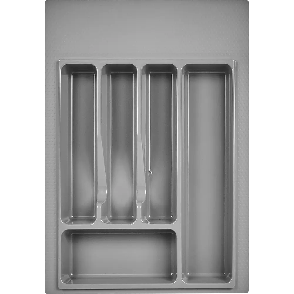 Лоток для столовых приборов Delinia 48.6x4.5x32.6 см пластик цвет серый STLM-2146141 - Вид №1