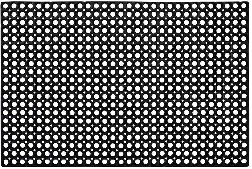 82362966 Коврик грязесборный резина Vortex 80x120 см цвет черный STLM-0025504