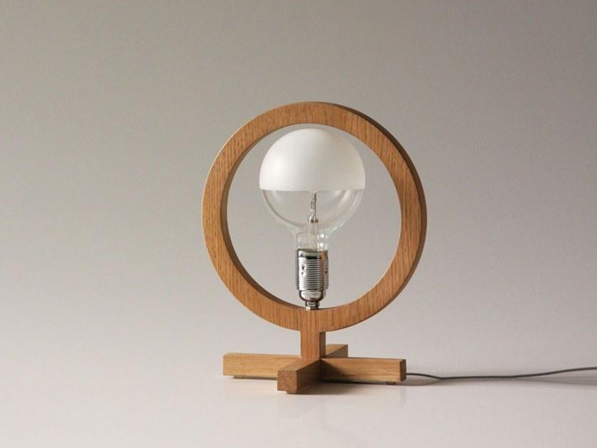 ARKOF LABODESIGN Настольная лампа прямого света галогенная из дуба sun-id-1405391 - Вид №1