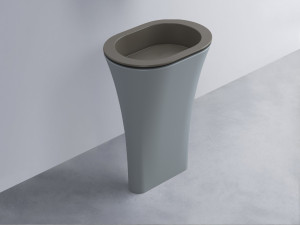 AMLA65-FN+AMPILO-FN+AMCOLO-BR Раковина Amedeo Ovale отдельностоящая cielo Enjoy + Amedeo