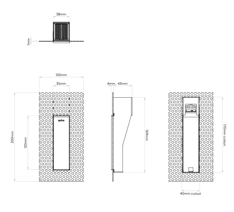 Стальная настенная карта Astro Lighting Borgo ARCH-00108436 - Вид №2