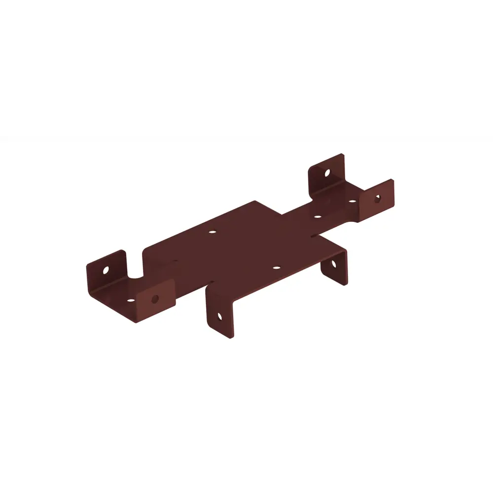 Кронштейн для забора 40x40x1.5 мм RAL 8017 коричневый Santreyd STLM-2129393