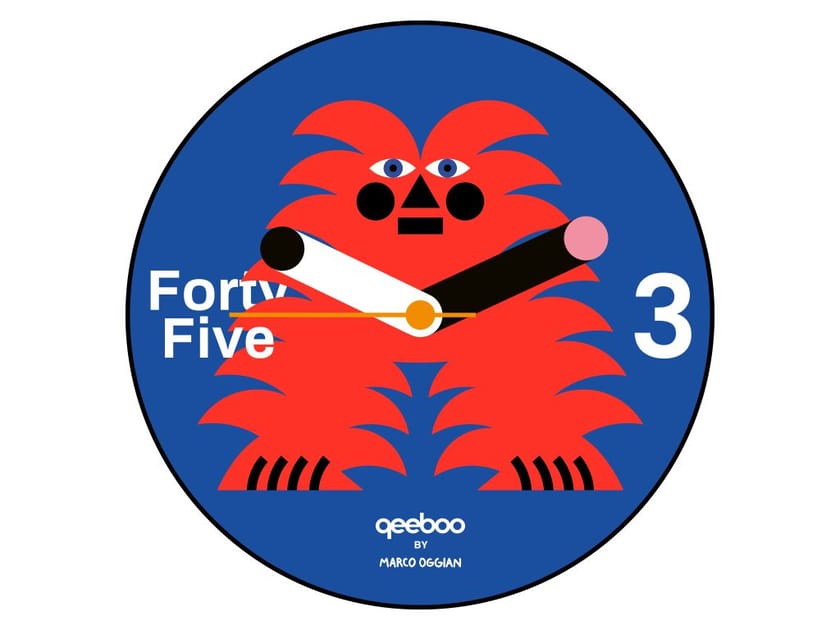 Керамические настенные часы Qeeboo Oggian ARCH-00150679