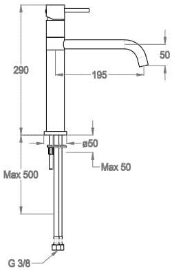 Fir Italia Смеситель для кухни на столешнице Modern kitchens 8475202 - Вид №1