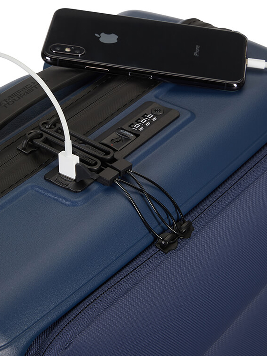 MC4-41001 Чемодан MC4*001 Spinner 4 wheels 55cm American Tourister Hello Cabin  - Вид №8