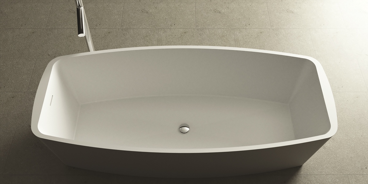 Design Ванна из Corian 1800x800x500 Soft Tub Lite белая MOMA Design CSL301850 - Вид №1