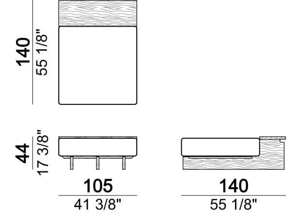 Тканевый модульный садовый диван Arketipo SANTOS ARCH-00052540 - Вид №17