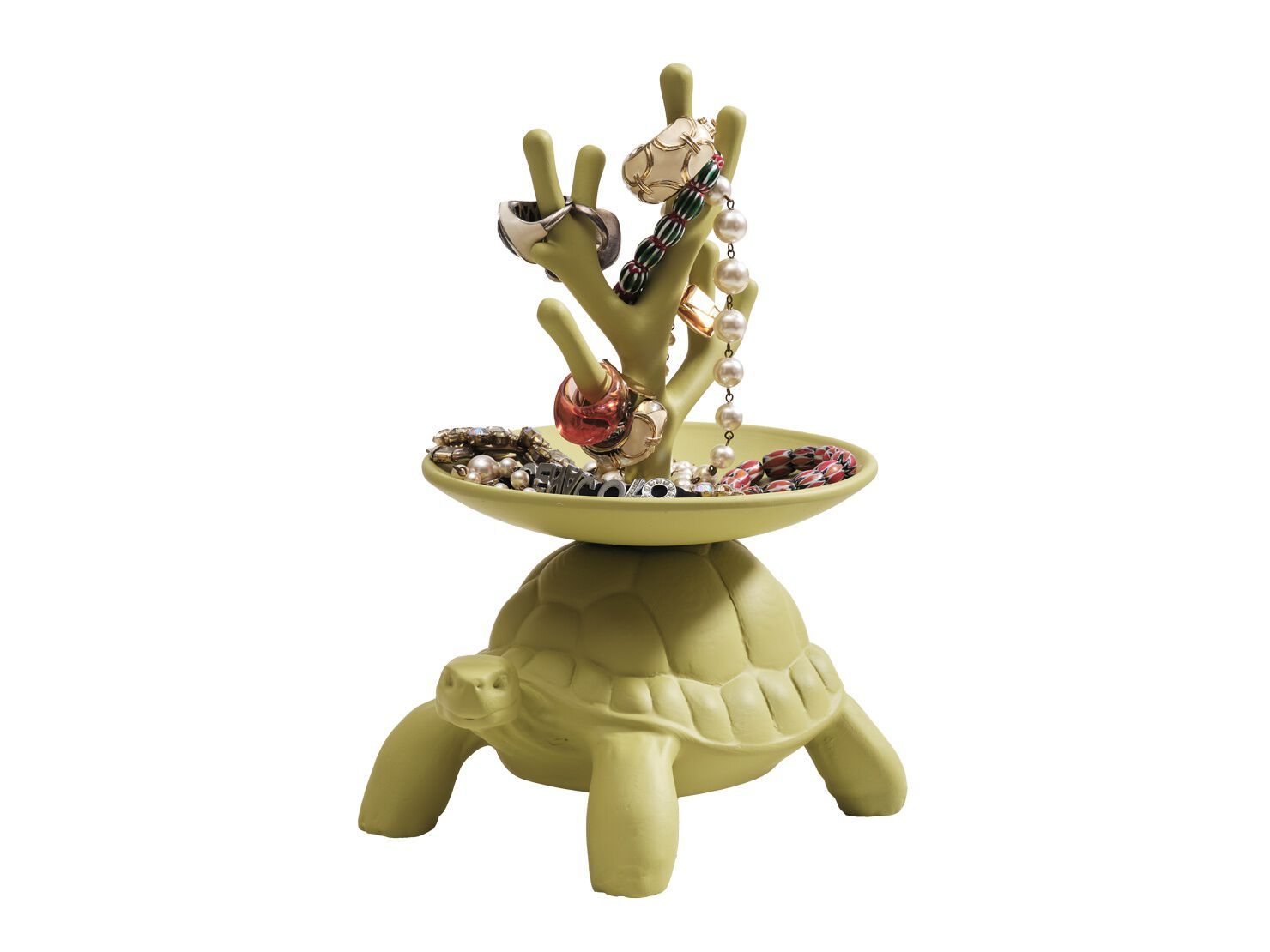 Керамическая шкатулка для драгоценностей Qeeboo Переноска черепах ARCH-00150188