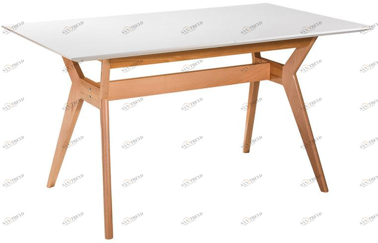 512 Стол раскладной Нарвик белая столешница, 140 см R-HOME 4003309H