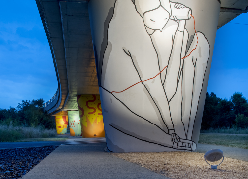 8840608 Проектор Platek SUN Large Proiettore  SUN Large Floodlight - 32 LED RGBW 70°  - Вид №2