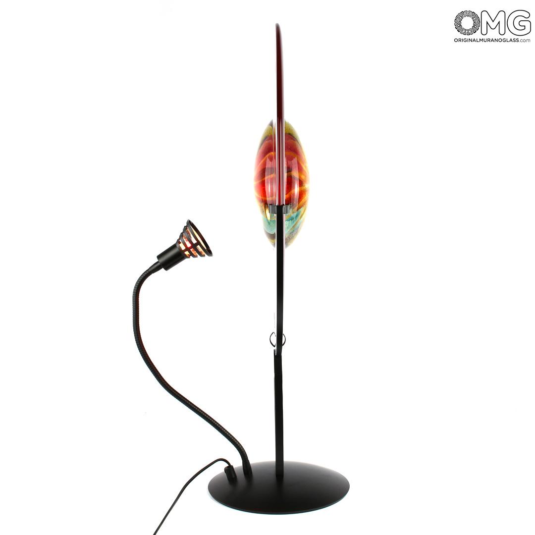 3920 ORIGINALMURANOGLASS Настольная лампа Рассвет - муранское стекло OMG 22 см  - Вид №1