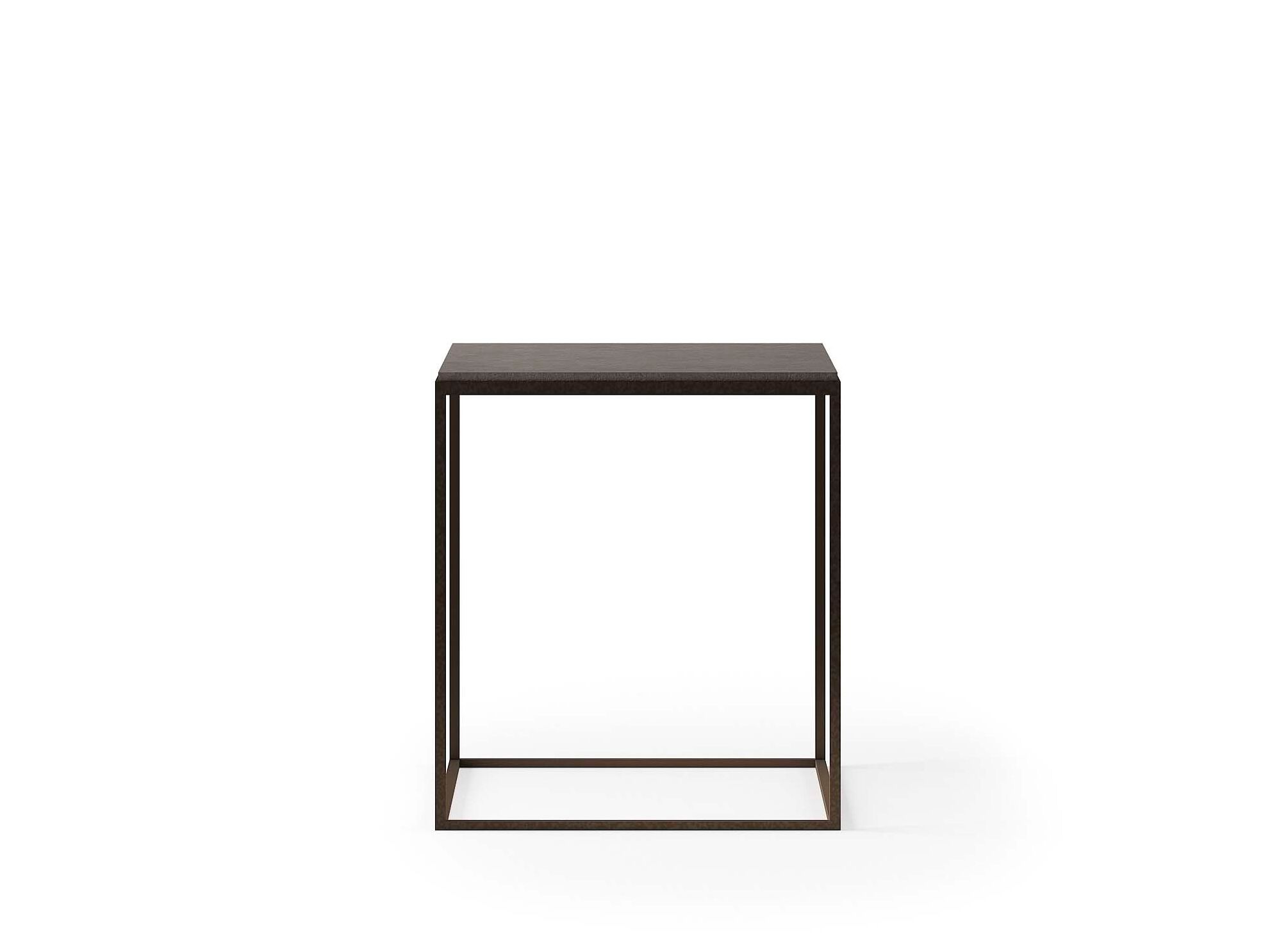 Квадратный металлический журнальный столик для гостиной Alf DaFrè KOBE ARCH-00069332