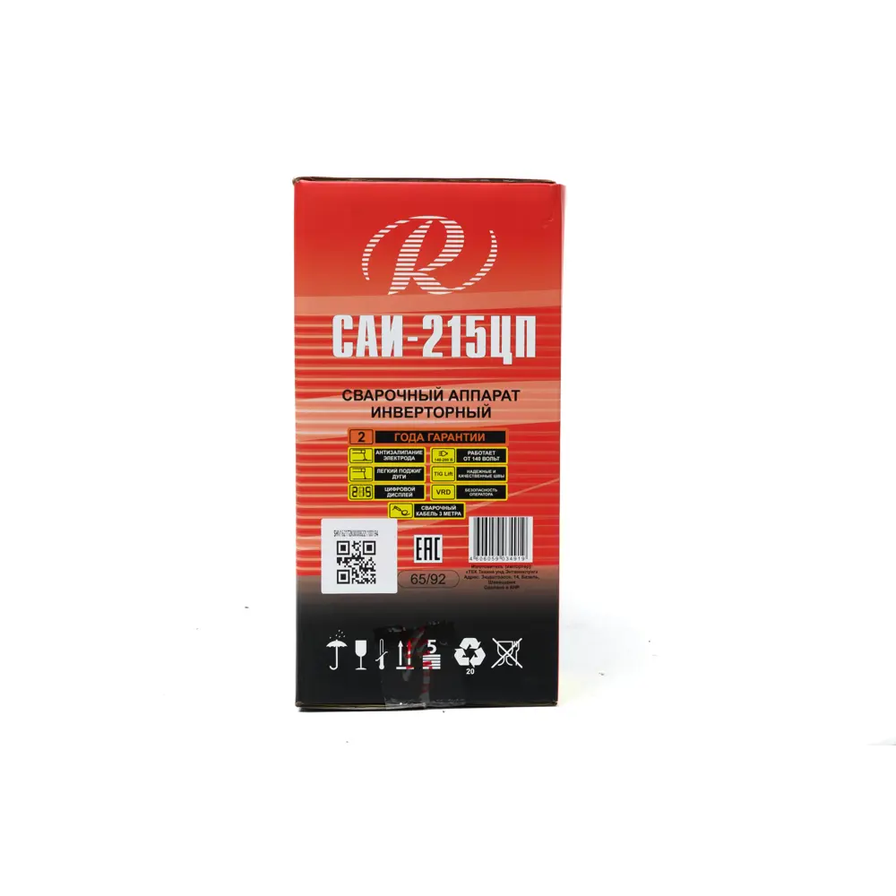 Инверторный сварочный аппарат Ресанта САИ215ЦП с защитой от перегрева 83307018 STLM-0040321 - Вид №12