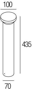 Flexalighting Фонарный столб из алюминия с порошковым покрытием sun-id-1382651 - Вид №2