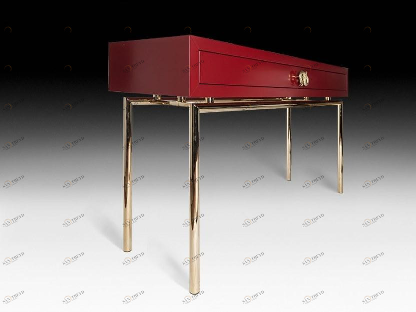 VGnewtrend Лакированная прямоугольная консоль с ящиками New secret 7512075.30 