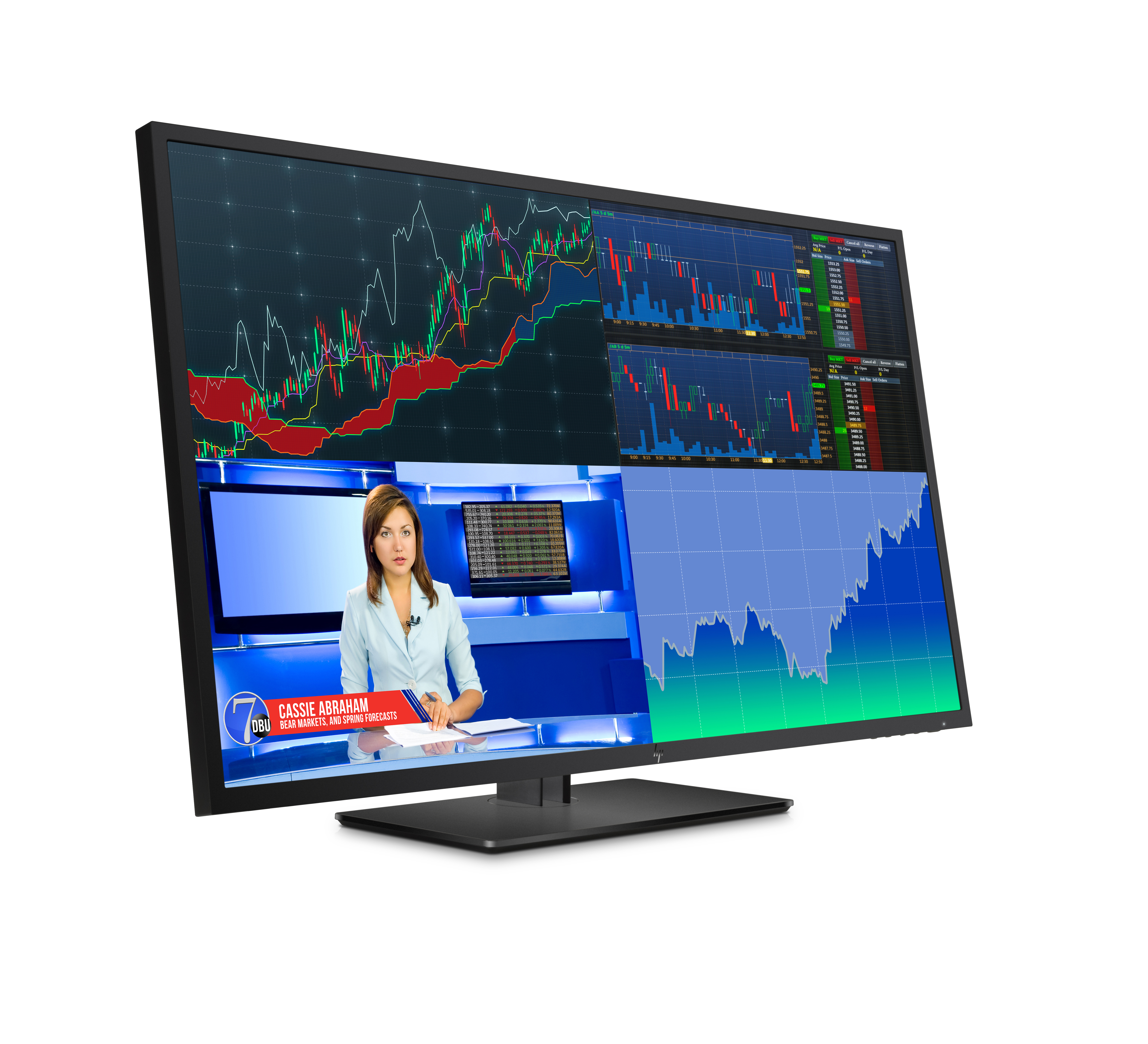 1AA85A4#ABB z43 uhd 4k 42,51- inсh display 3840х2160 16:9 ips 350 cd/m2 1000:1 8ms 178°/178° hdmi usb 3.0x5 dp energy star epeat HP HP Z Santreyd  - Вид №2