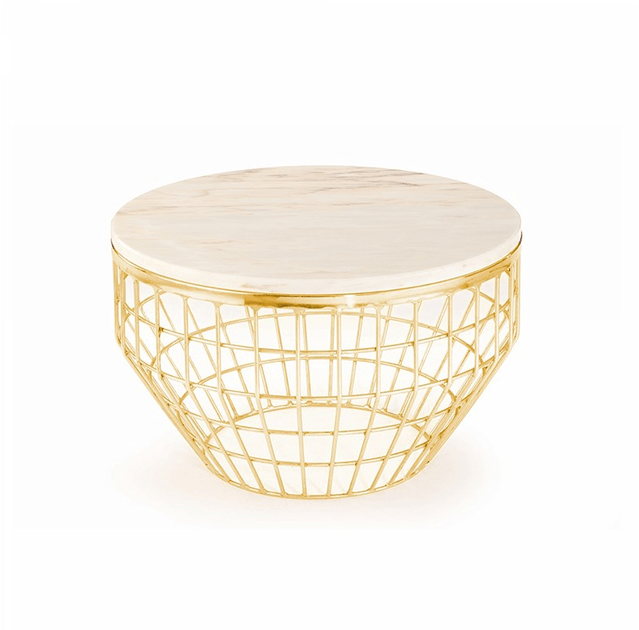 Mambo Unlimited Ideas Круглый журнальный столик из металла Air sun-id-1471068 - Вид №1