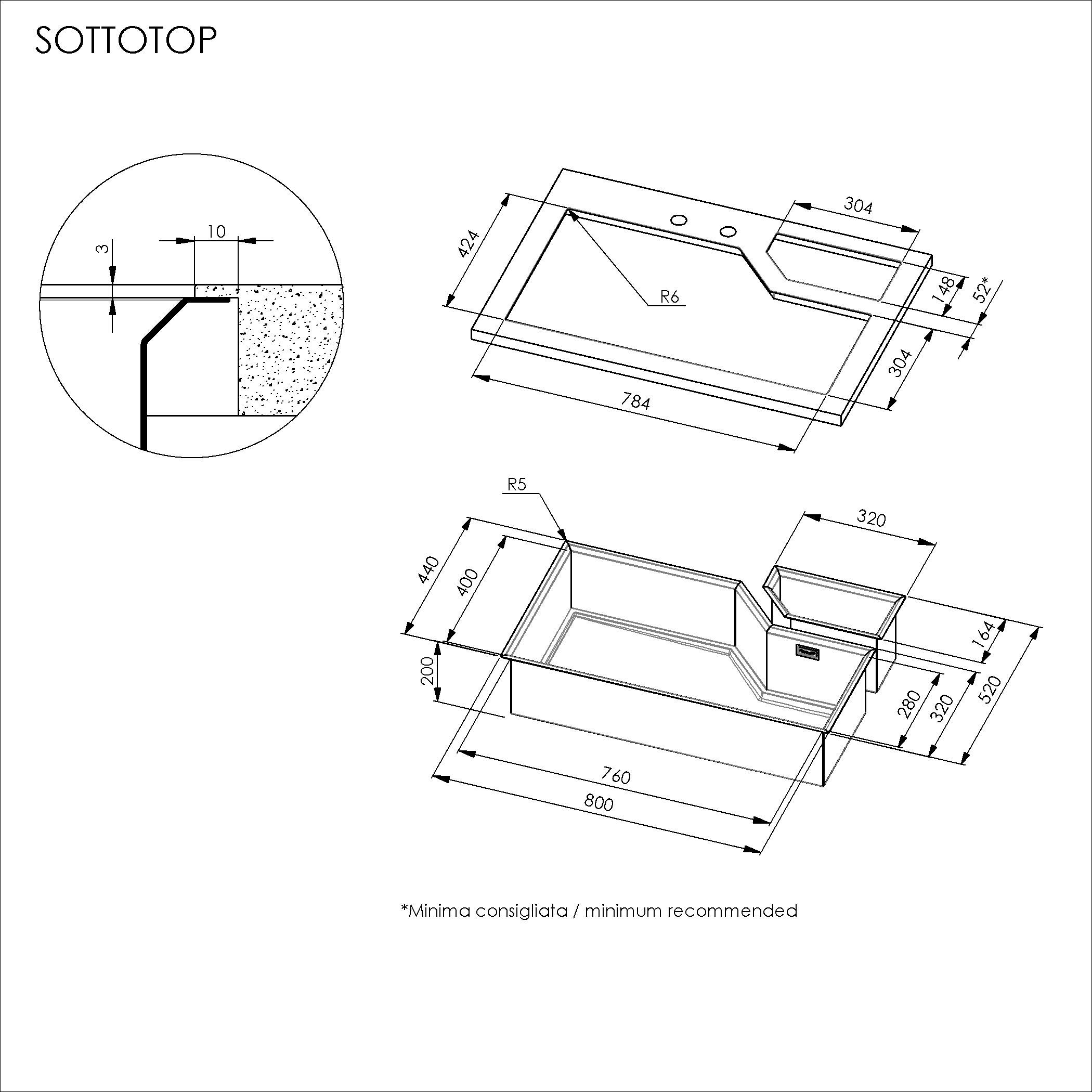 Раковина из нержавеющей стали с подходящим каналом Foster DIADE ARCH-00115732 - Вид №17