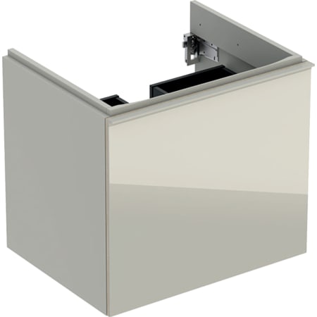 500.611.JL.2 Шкафчик для раковины Geberit Acanto, с одним выдвижным ящиком, одним внутренним выдвижным ящиком и сифоном Geberit  - Вид №6