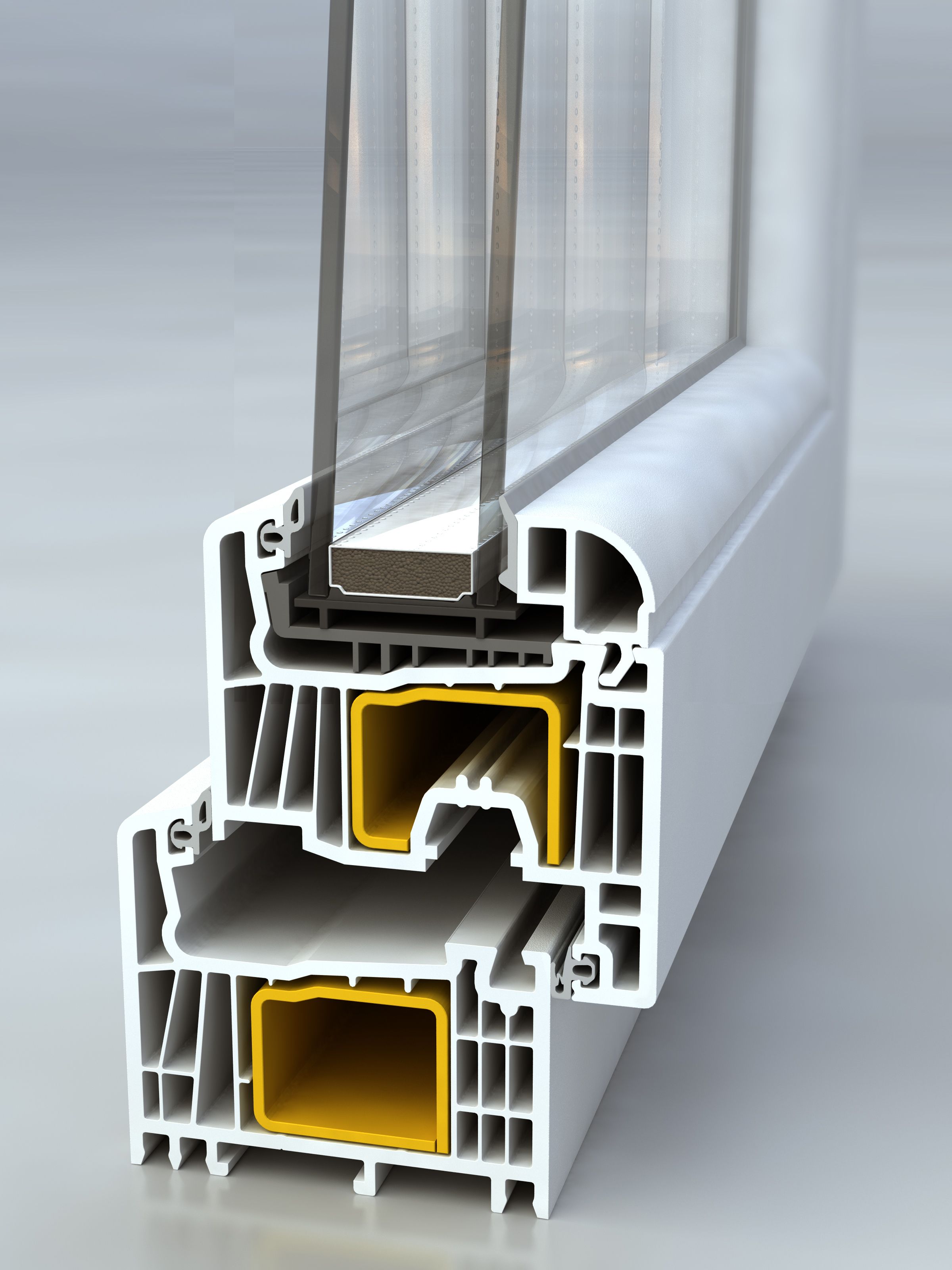 Окно из ПВХ с двойным остеклением NURITH DOMUS ARCH-00029508 - Вид №10